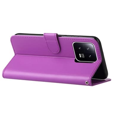 SKALO Xiaomi 13 5G Plånboksfodral i PU-Läder - Lila