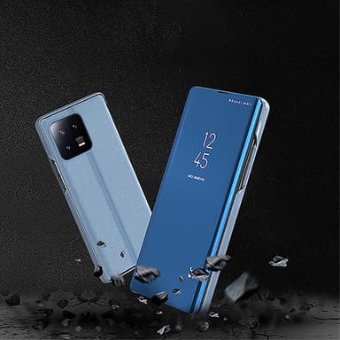 SKALO Xiaomi 13 5G Clear View Spegel fodral - Lila
