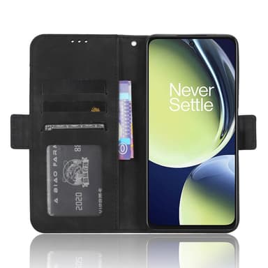 SKALO OnePlus Nord CE 3 Lite 5G 6-FACK Plånboksfodral - Svart