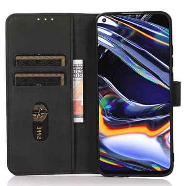 SKALO Motorola Moto G73 5G KHAZNEH Plånboksfodral i PU-Läder - Svart