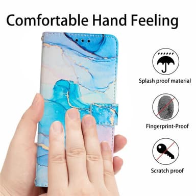 SKALO Motorola Moto G23 4G Marmor 3D Plånboksfodral