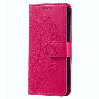 SKALO Google Pixel 7a Mandala Plånboksfodral - Cerise