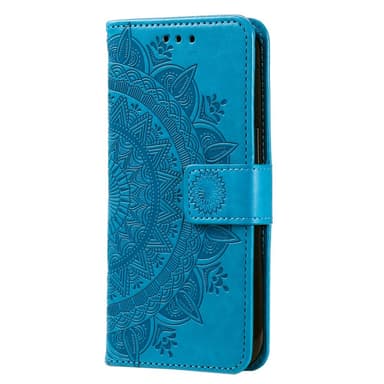 SKALO Xiaomi Redmi 12C 4G Mandala Plånboksfodral - Blå
