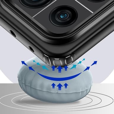 SKALO Xiaomi 13 5G TPU Hybrid Magnetring Skal - Svart
