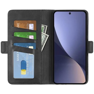 SKALO Xiaomi 13 5G Premium Plånboksfodral - Svart