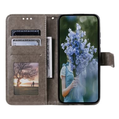 SKALO Xiaomi Redmi 12C 4G Mandala Plånboksfodral - Grå
