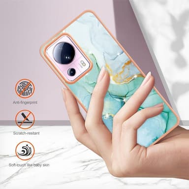SKALO Xiaomi 13 Lite Marmor TPU-skal - Motiv 3