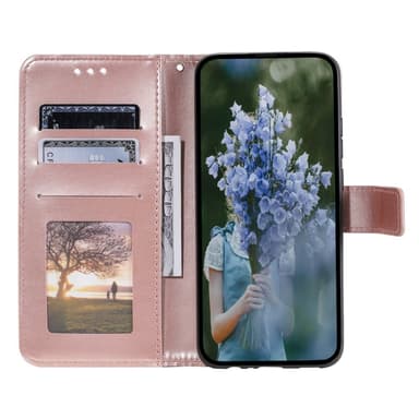SKALO Google Pixel 7a Mandala Plånboksfodral - Roséguld
