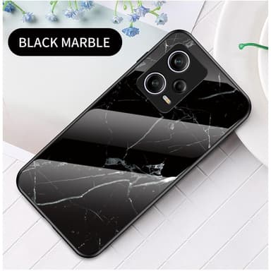 SKALO Xiaomi Redmi Note 12 Pro 5G Marmor Härdat Glas TPU-skal - Motiv 1