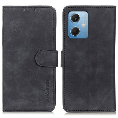 SKALO Xiaomi Redmi Note 12 5G KHAZNEH Plånboksfodral i PU-Läder - Svart