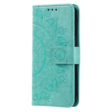 SKALO Google Pixel 7a Mandala Plånboksfodral - Turkos