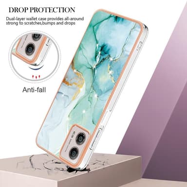 SKALO Motorola Moto G23 4G Marmor TPU-skal - Motiv 4