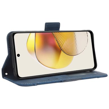 SKALO Motorola Moto G73 5G 6-FACK Plånboksfodral - Blå