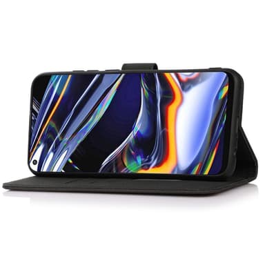 SKALO Motorola Moto G73 5G KHAZNEH Plånboksfodral i PU-Läder - Svart