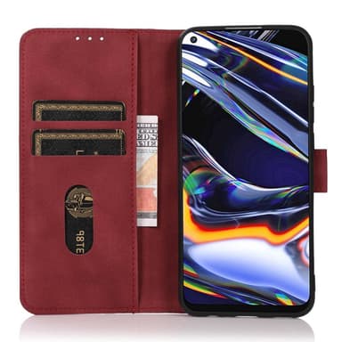 SKALO Xiaomi 13 5G KHAZNEH Plånboksfodral i PU-Läder - Röd