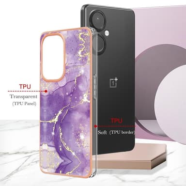 SKALO OnePlus Nord CE 3 Lite 5G Marmor TPU-skal - Motiv 1