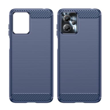 SKALO Motorola Moto G23 4G Armor Carbon Stöttåligt TPU-skal - Blå
