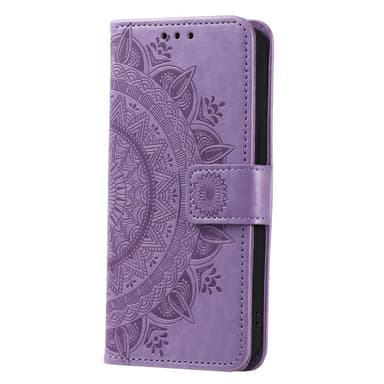 SKALO Xiaomi Redmi 12C 4G Mandala Plånboksfodral - Lila