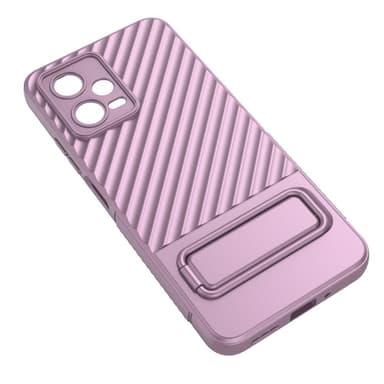 SKALO Xiaomi Redmi Note 12 5G Twill 2.0 TPU skal med ställ - Lila