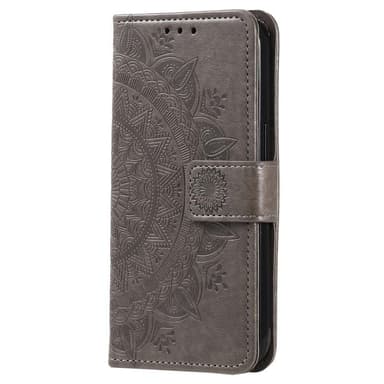 SKALO Xiaomi 13 5G Mandala Plånboksfodral - Grå