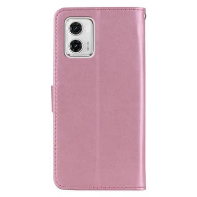 SKALO Motorola Moto G23 4G Mandala Owl Plånboksfodral - Roséguld