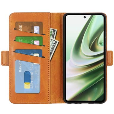 SKALO OnePlus Nord CE 3 Lite 5G Premium Plånboksfodral - Ljusbrun