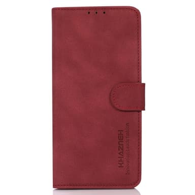 SKALO Xiaomi 13 5G KHAZNEH Plånboksfodral i PU-Läder - Röd