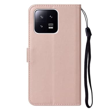 SKALO Xiaomi 13 5G Plånboksfodral i PU-Läder - Roséguld