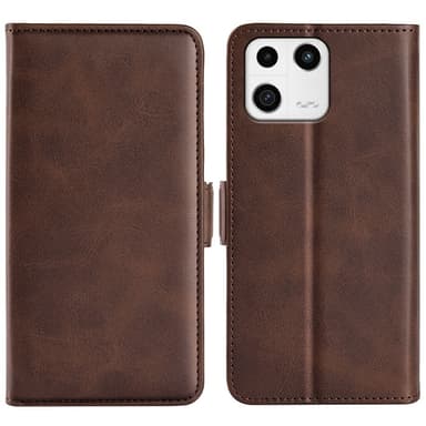 SKALO Xiaomi 13 5G Premium Plånboksfodral - Brun