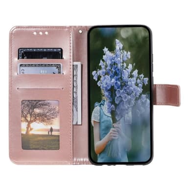 SKALO Motorola Moto G73 5G Mandala Plånboksfodral - Roséguld