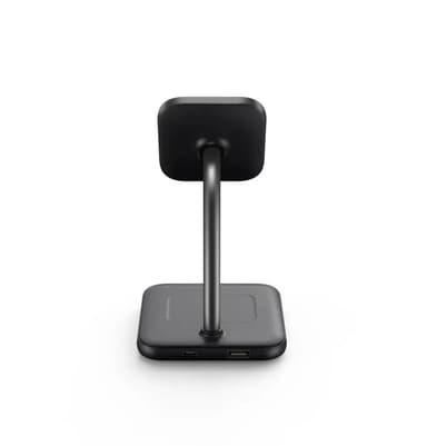 NÖRDIC magnetisk trådlös laddstation 2 i 1 för Magsafe för Apple Iphone och Airpods