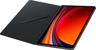 Samsung Tab S9/S9 FE+ Smart Book fodral (svart)