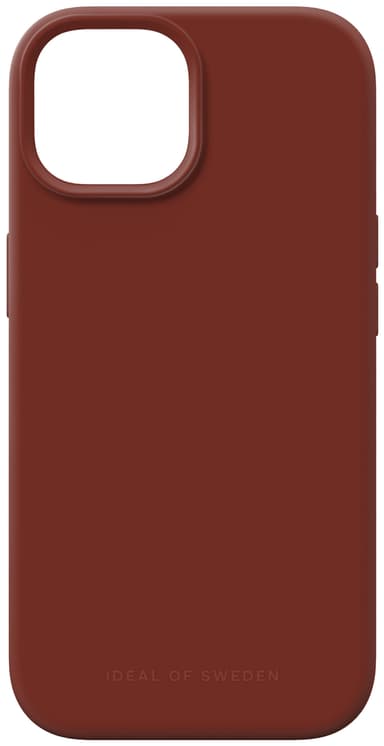 iDeal of Sweden MagSafe silikonskal till iPhone 15 (dark amber)