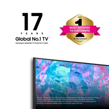 Samsung 43" CU7175 4K LED Smart TV (2023)