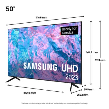 Samsung 50" CU7175 4K LED Smart TV (2023)