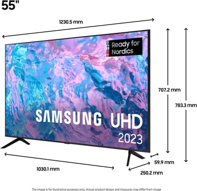 Samsung 55" CU7175 4K LED Smart TV (2023)