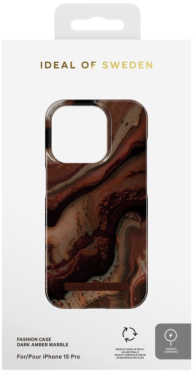 iDeal of Sweden Fashion fodral för iPhone 15PR (Dark Amber)