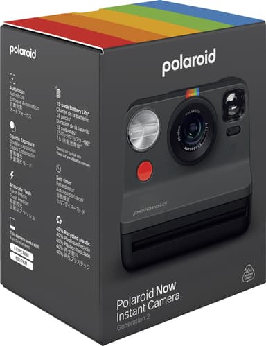 Polaroid Now Gen 2 analog kamera (svart)