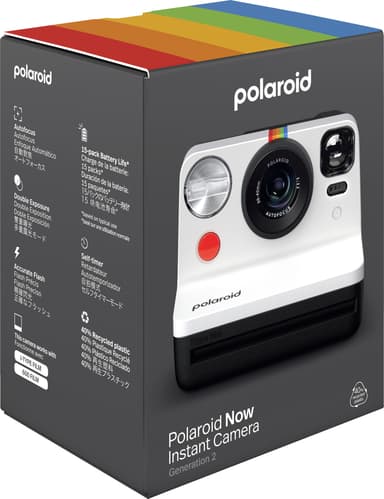 Polaroid Now Gen 2 analog kamera (svart/vit)