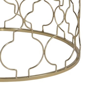 WOMO-DESIGN design sidobordssats med 2 Ø40x45 / Ø45x50 cm, grön marmor /