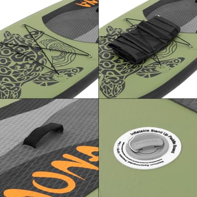 Surfbräda Stand Up Paddle SUP Board Maona Paddelboard aufblasbar Olive 308cm