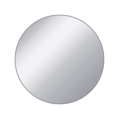 WOMO-DESIGN design sidobord Ø43x45 cm i silver av metall och glas,