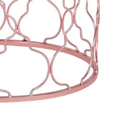 WOMO-DESIGN design sidobordssats om 2 Ø40 / Ø45 cm, vit Banswara marmor /