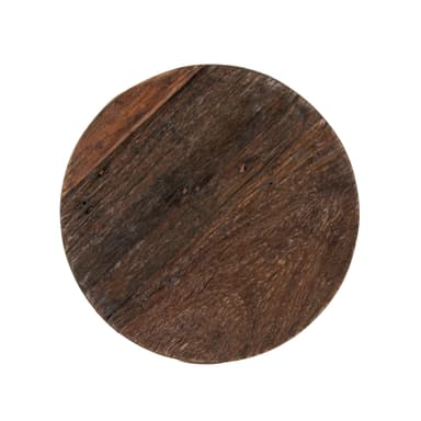WOMO-DESIGN designer sidobord runt Ø 50 x 50 cm naturligt massivt trä återvunnet