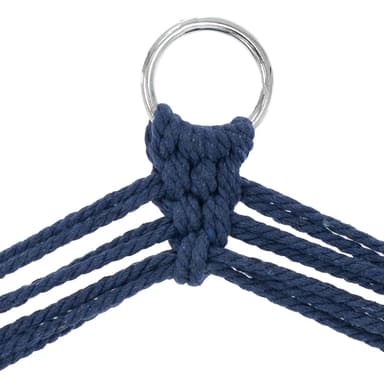 ECD-Germany Design hängande stol extremt bekväm 6cm tjock sittdyna gjord av
