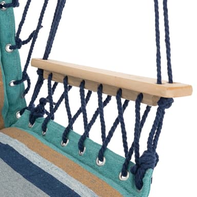 ECD-Germany Design hängande stol extremt bekväm 6cm tjock sittdyna gjord av