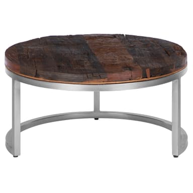 WOMO-DESIGN Round Coffee Table Set med två Surabaya, Ø 70x35 cm, 56x29 cm Ø,