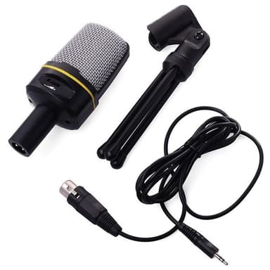 Mikrofon med 3.5mm kontakt - Svart