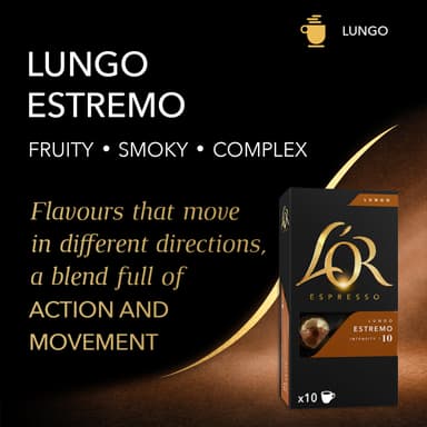 L'Or Lungo Estremo 10 kaffekapslar (10 st)