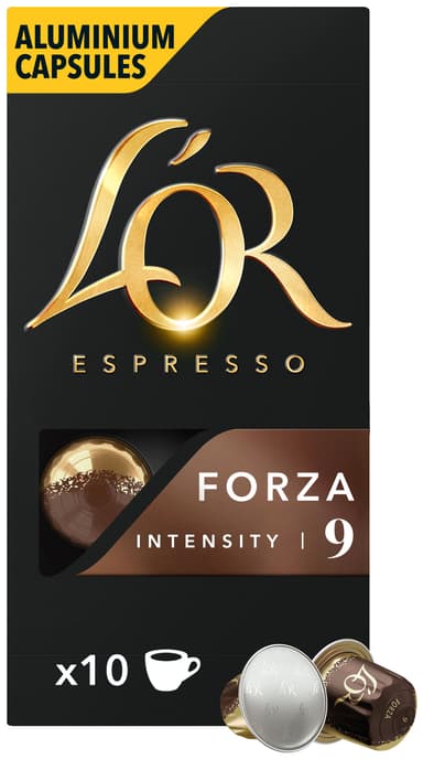 L'Or Forza 9 kaffekapslar (10 st)